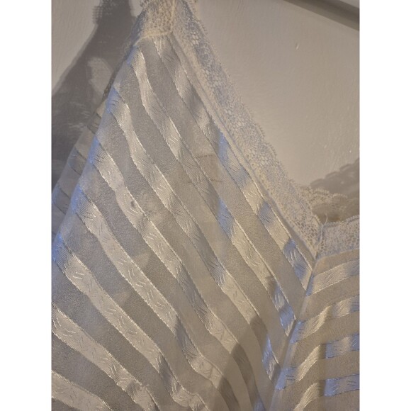 Vintage Lily Of France One Piece Teddy Lingerie romper Ivory Medium  80s - Picture 2 of 8